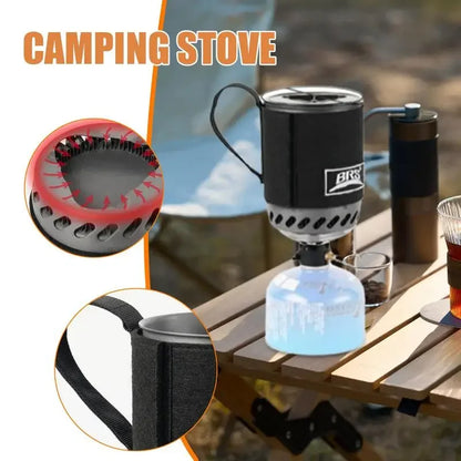Jet Boiler Camping Stove Kit Portable Heat Exchanger Gas Stove Black-4