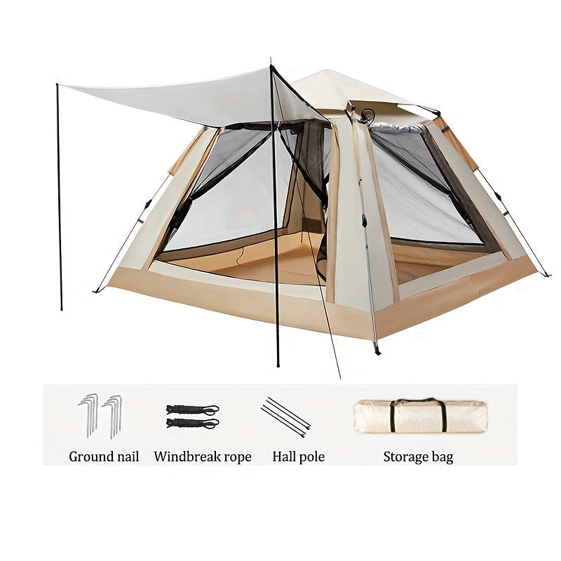 Portable Folding Camping Tent with Canopy (2-Person)-3