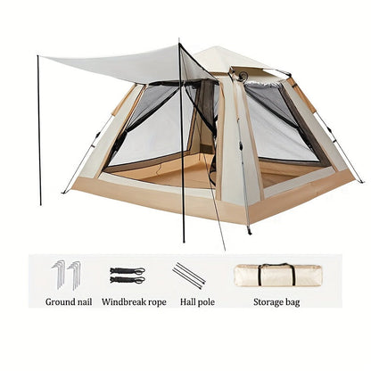 Portable Folding Camping Tent with Canopy (2-Person)-3