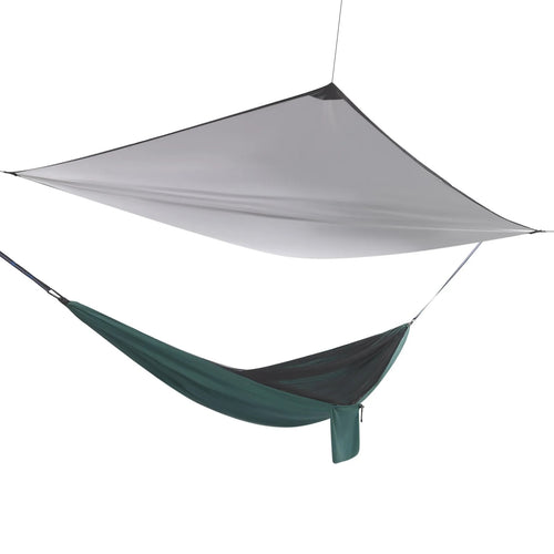 2-in-1 Camping Hammock with Waterproof Tarp & Mosquito Net 440lbs Capacity Lightweight Hammock for Backpacking Travel
